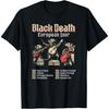 SykForn Black Death European Tour Funny History Rats T-Shirt