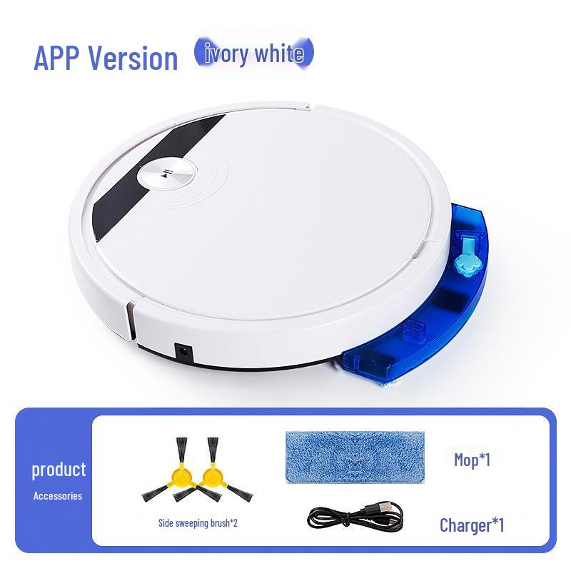 Smart 3-in-1 Robot Vacuum: Suction, Sweep & Mop with Remote Control and Water Tank