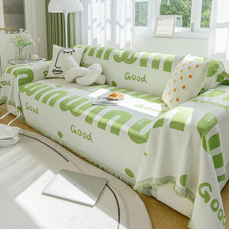 1pcs Chenille Double-sided Sofa Cover Backrest Cover All-season Universal Anti Slip and Dustproof Seat Cushion Cover