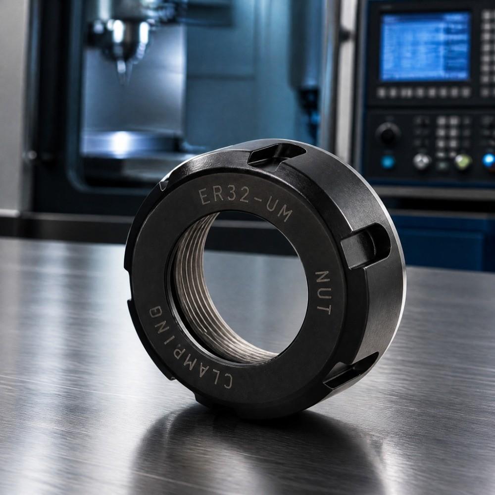 Dynamic Balance Holes Clamping Nuts For Chuck Collet Nuts For Lathe For Industrial Use