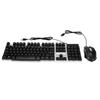 104 Key Keyboard Mouse Set Backlight USB Colorful Ergonomic Stable Backlit Keyboard Mouse Combo
