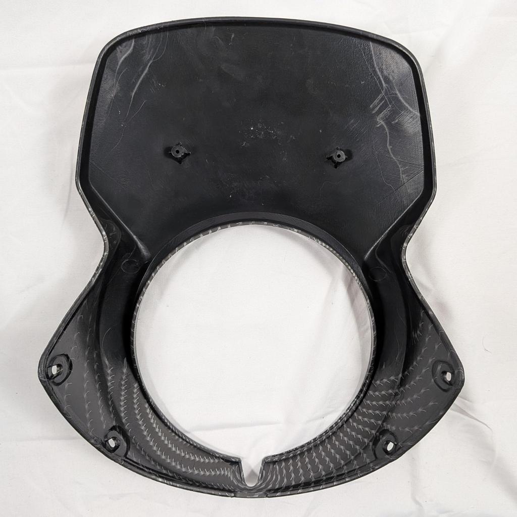 GOLDFAUST CL 250cc 500cc Bikini Cowl - Matte Black, Gloss Black, Carbon Black - Motorcycle Front Cowl (Carbon Black)