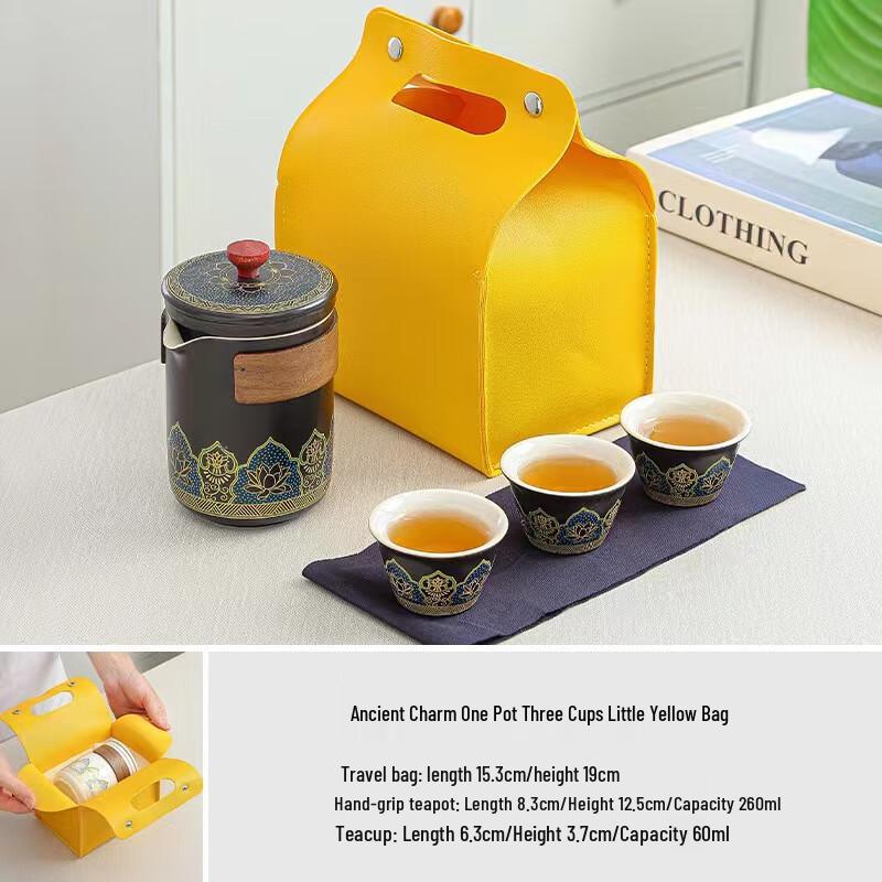 Portable Ceramic Travel Tea Set