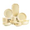 ZISIZ Cute Cream Style Underglaze Ceramic Bowl Set