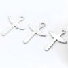 20pcs Stainless Steel Charm Cross Pendants for DIY Necklace Earrings Bracelet Jewelry Making Hip Hop Crosses Pendant Accessories