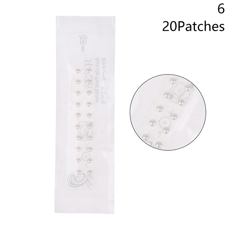 20/100/200 Patches Ear Seed Acupuncture Auricular Disposable Ear Stickers Massage Therapy Needle Patch Auricular Auriculotherapy