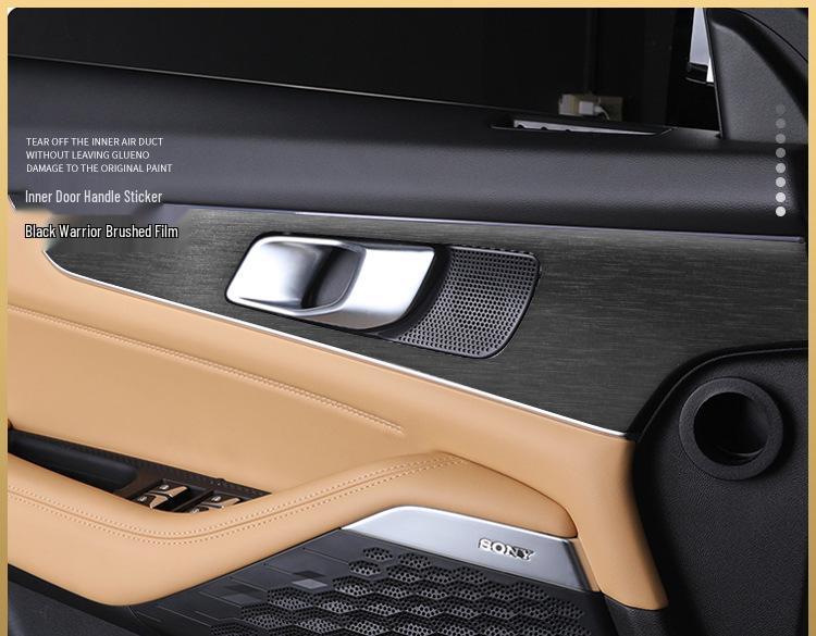 Black Warrior Car Sticker for 21-24 Chang'an UNI-K Interior Modification
