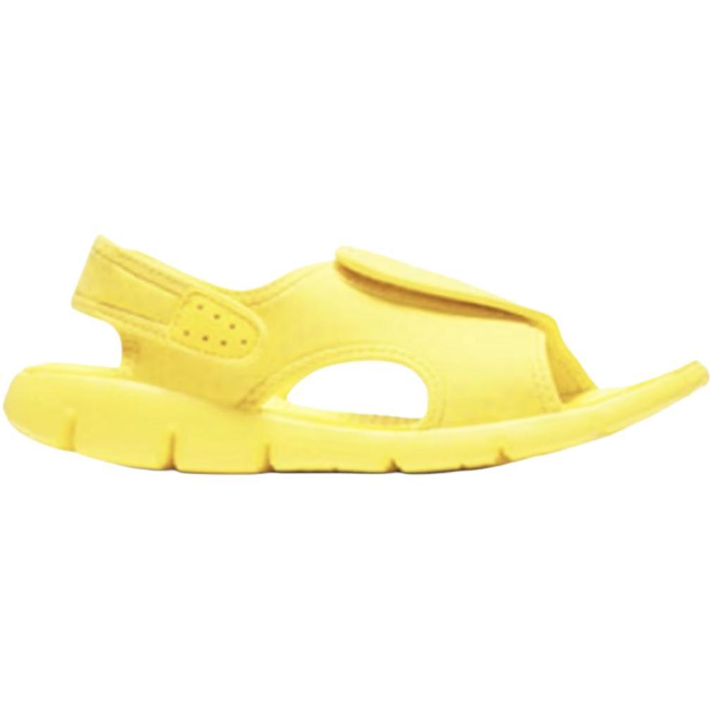 Nike Sunray Adjust 4 Comfortable Soft Low Top Walker Shoes Baby Shoes Yellow 386519-701
