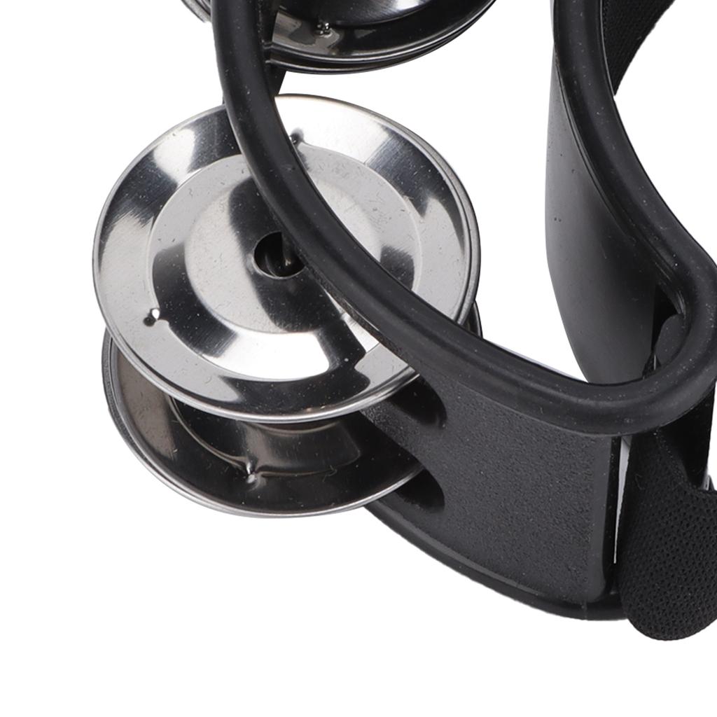 Foot Tambourine Shaker Percussion Set Metal Jingle Musical Instrument Accessories