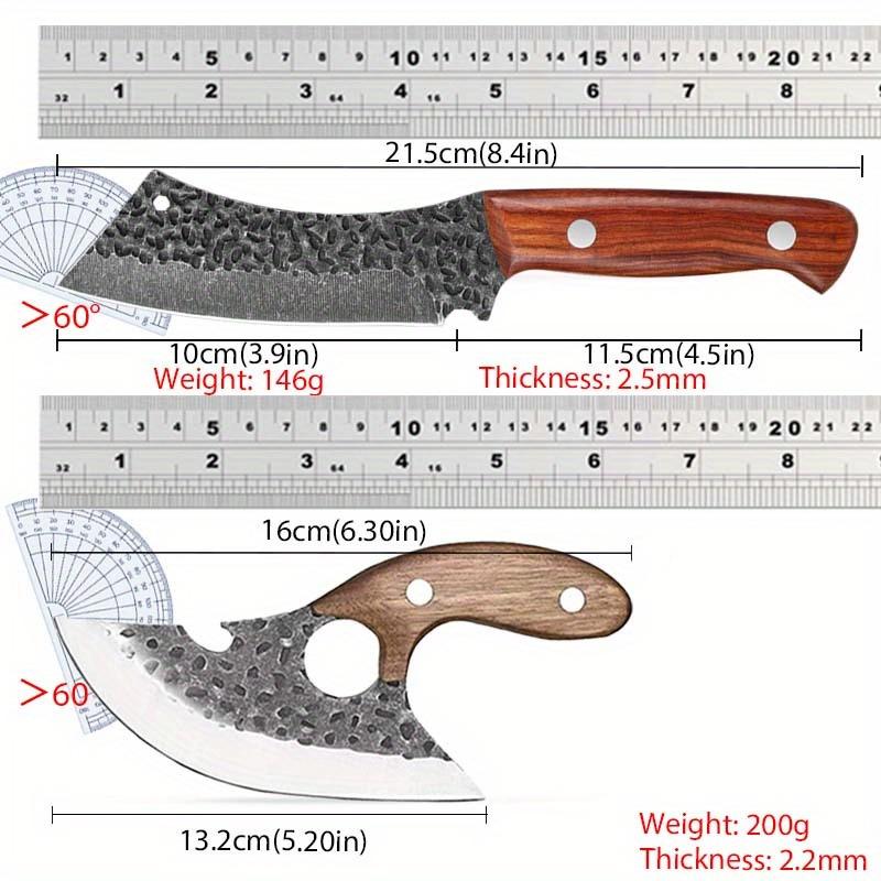 2 PCS Stainless Steel Boning Knives Multipurpose Knife Knives Pocket Knives Cooking Knives for Kitchen High Carbon Steel Professional Kitchen