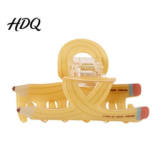 Anti-slip Hair Claw Thick Built-in Spring Claw Transparent Soft Acrylic Shower