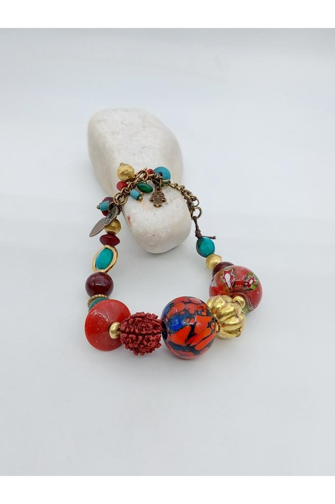 Valentine's Day Birthday Gift Handmade Ethnic Authentic Hippie Bohemian Fashion Jewelry Bracelet