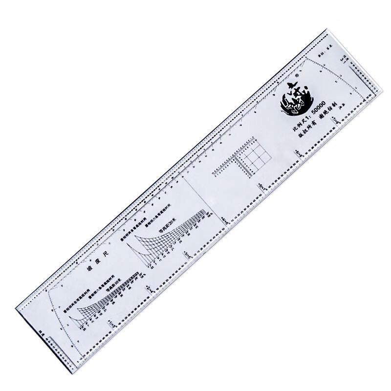 Bingfu 1:50,000 Map Reading & Geographic Coordinate Ruler