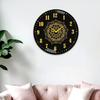 Big Decorative Designer Latest and Stylish Glass Digital Wall Clock Suitalbe for Living Room Hall Bedroom, Silent Non Ticking and Noiseless Clock,