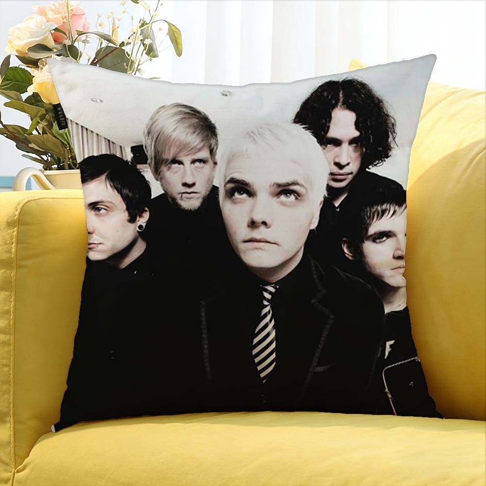 MCR Fan Icon My CChemical Romance Various Sizes Square Pillow Case For Car Home Bedchamber Decor