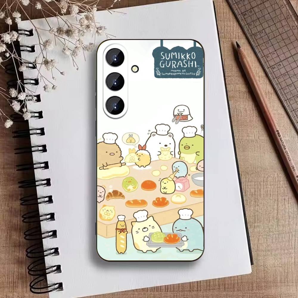 

F-Sumikko Gurashi Phone Case For Samsung Galaxy A73,A72,A71,A70,A52,A51 Others Soft Black Cover Samsung a70