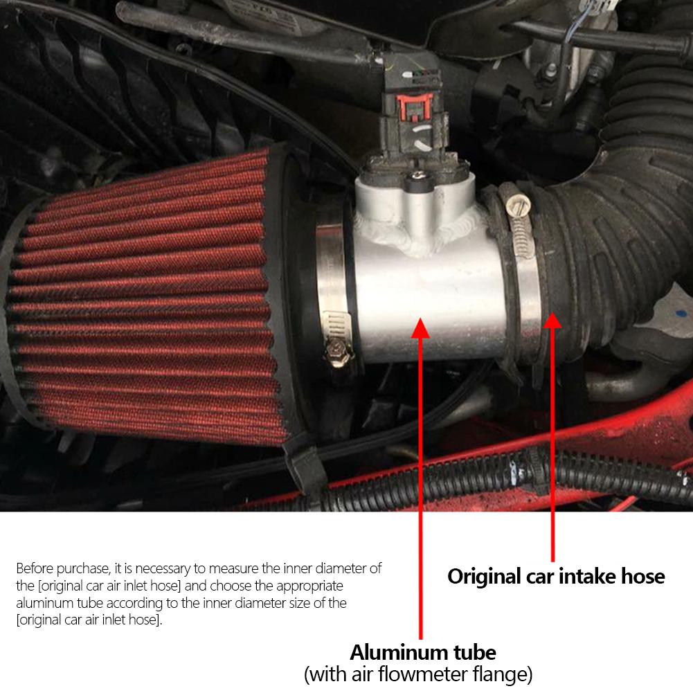 VÂNZARE Adaptor de montare a senzorului de debit de aer pentru mașină 63/70/76 /83mm Contor MAF pentru Toyota Mazda Subaru SUZUKl Economisiți combustibil și creșteți puterea