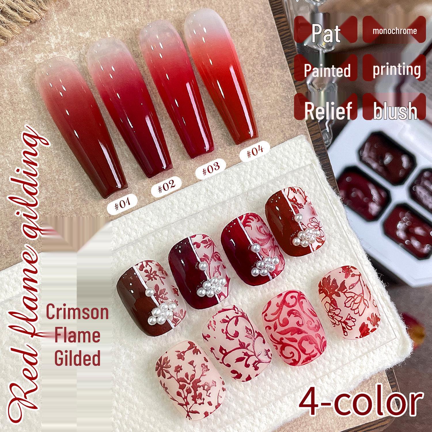 

Огненно-Золотой Гель-Лак Квадро: Мини-серия для росписи и градиентного маникюра — эксклюзив для салонов