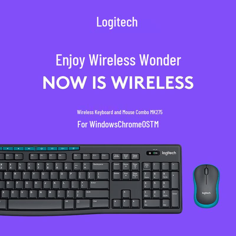 Logitech MK275 Wireless Keyboard and Mouse Combo