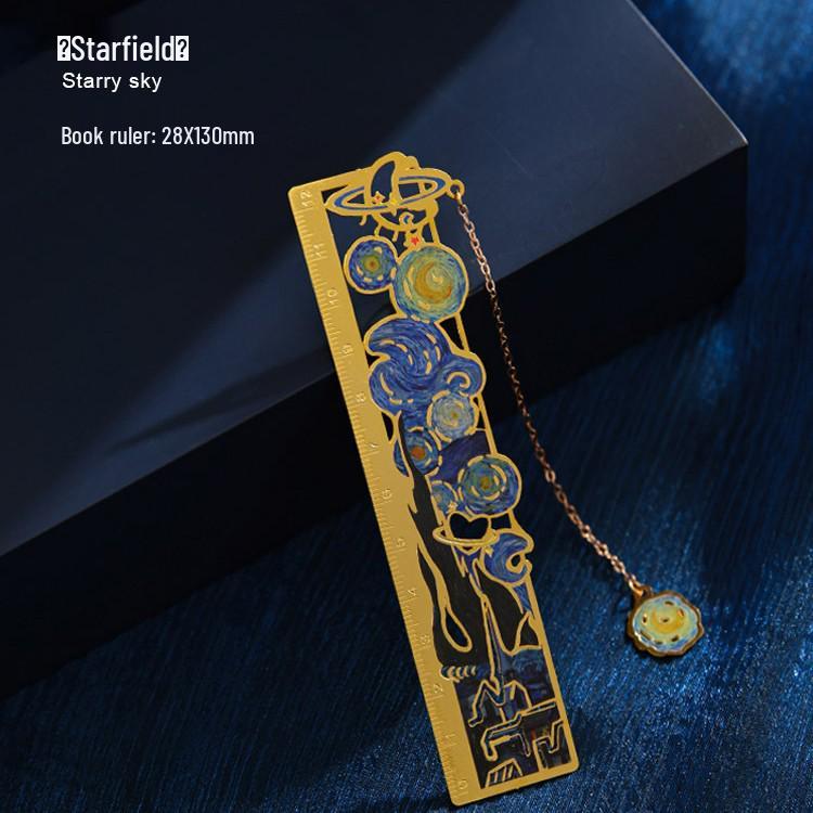 

Надихаюча металева закладка-лінійка в китайському стилі - Портативний подарунок для студентів та вчителів Cardstock