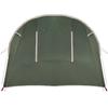 4 Person Tunnel Tent with Roof Green and White 740 x 370 x 220 cm