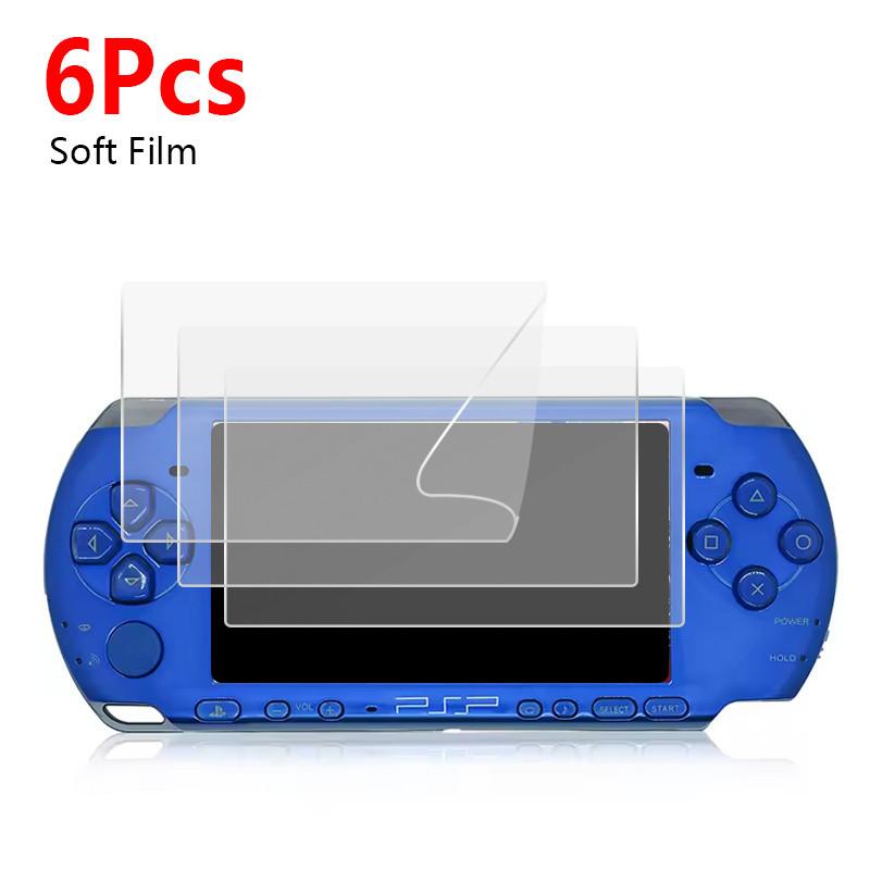 3/6PCS PET Clear Screen Protector for Sony PSP 1000/2000/3000  HD Transparent Anti-Scratch Auto-Exhaust Camera-Fit Guard Film