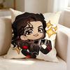 MMichael Jackson Cute Chibi  Square DoubleSided printed Pillow Case Bedroom Bedside Pillow Sofa Cushion Cover