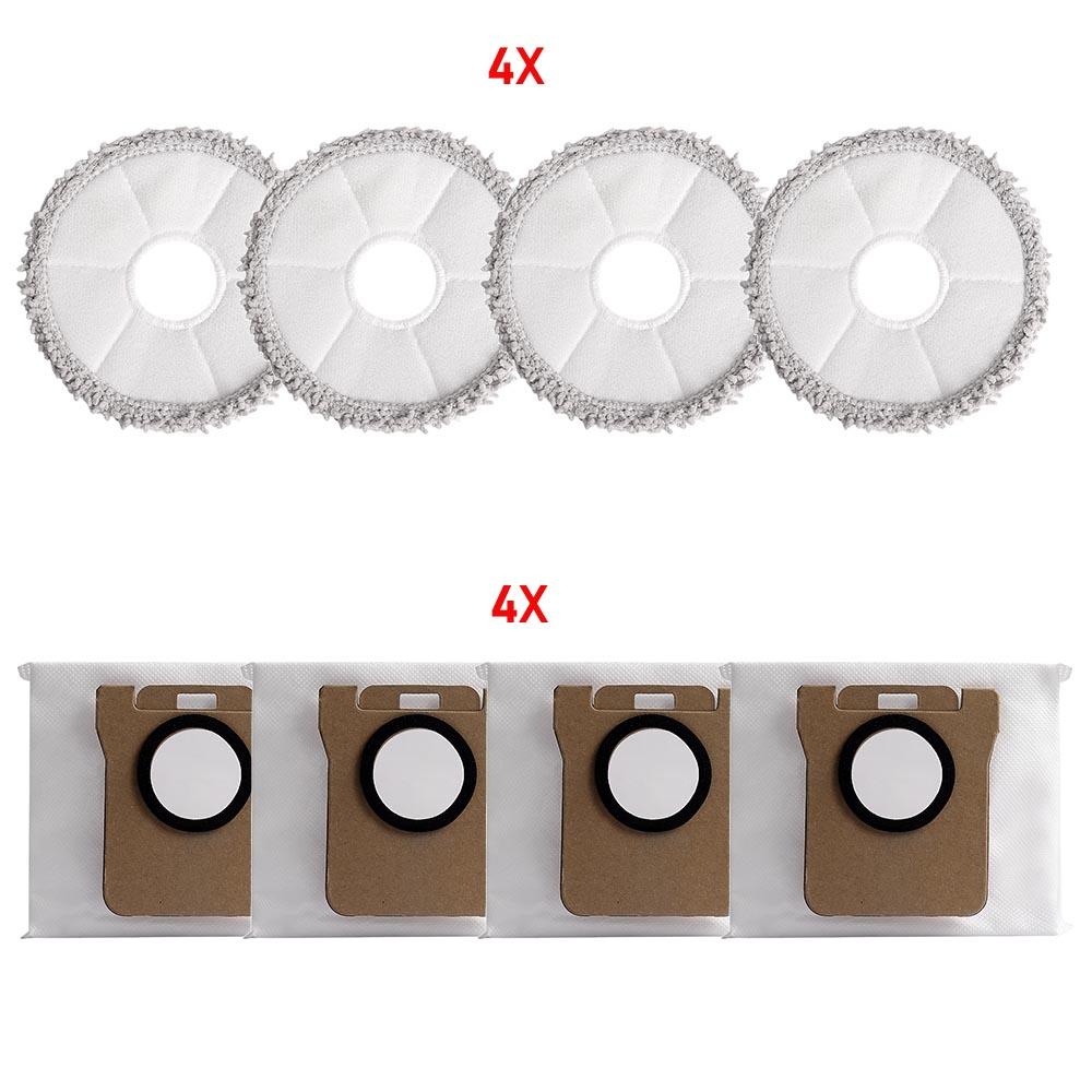 Dust Bag And Mop Pads for Xiaomi X20 Plus /X20 Max /X10+ for Dreame L10s Ultra/L10 Ultra /L20 Ultra /L30 Ultra for Mijia M30S / M40 Dust Bag