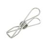 10PCS long tail stainless steel clip hanger with hook clothes drying clip spring clip long hook clip data file storage cable clip