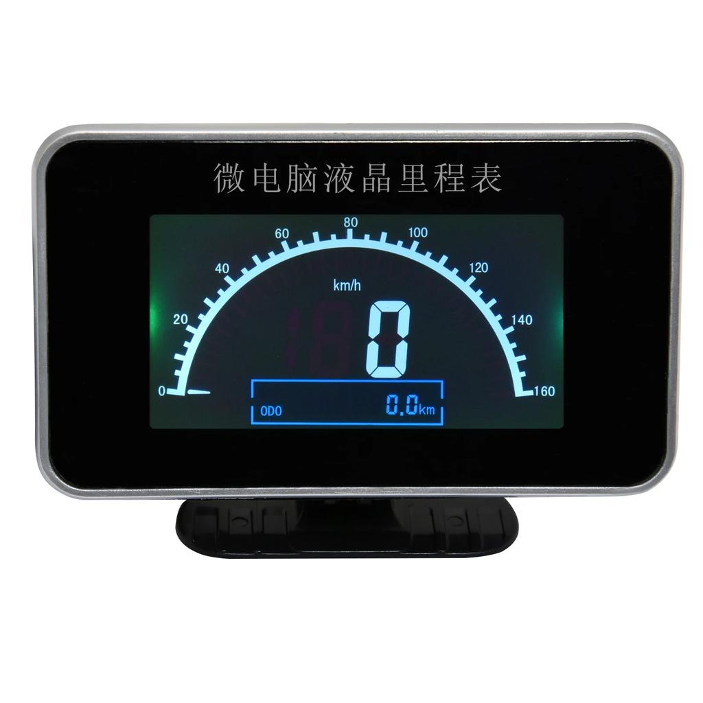 12V24V Digital Odometer Speedometer Speed Meter Gauge LCD Instrument Panel with Alarm Function for Car Truck Universal LCD Panel