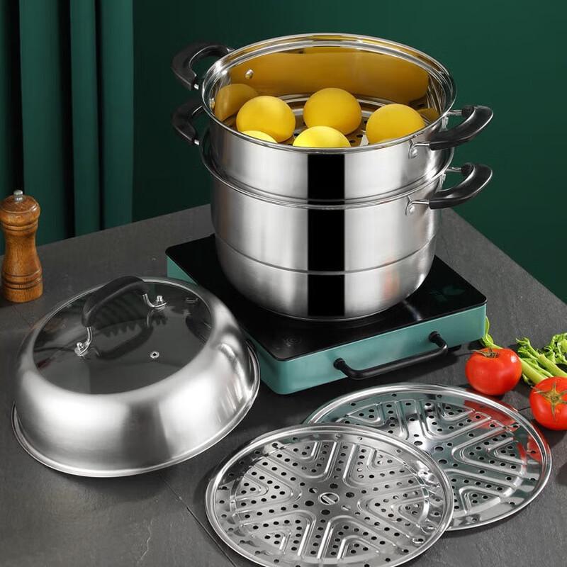 304 Stainless Steel Multi-function Soup Steamer Pot