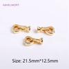 Trendy 18K Gold Plated Round Pearl Clasps Fastener For Bracelet Necklace Making Fittings,DIY Jewellery Making Supplies Wholesale