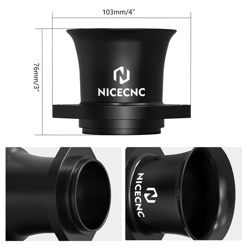 NICECNC Motorcycle High RPM Power 65mm Shortened Intake Trumpet for 1290 Super Adventure/R/S/T 1290 SAR SAS SAT 2013-2024 2023