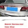 For Acura TLX 2018     Steel Rear Trunk Tailgate Lid Cover Door Frame Lid Tailgate Strip Trim Accessories