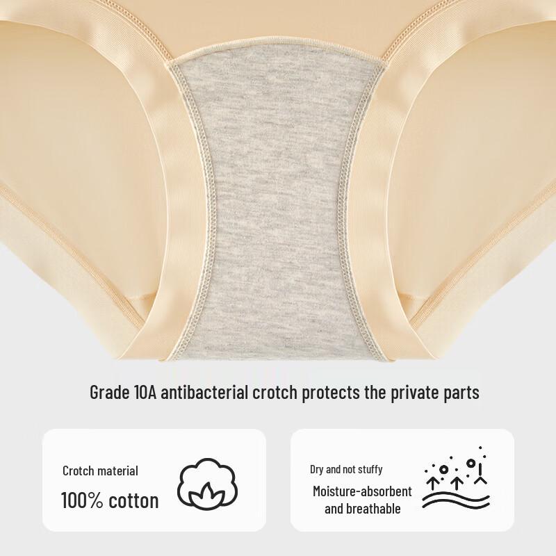 Audifen High-Waist Modal Antibacterial Briefs 4-Pack