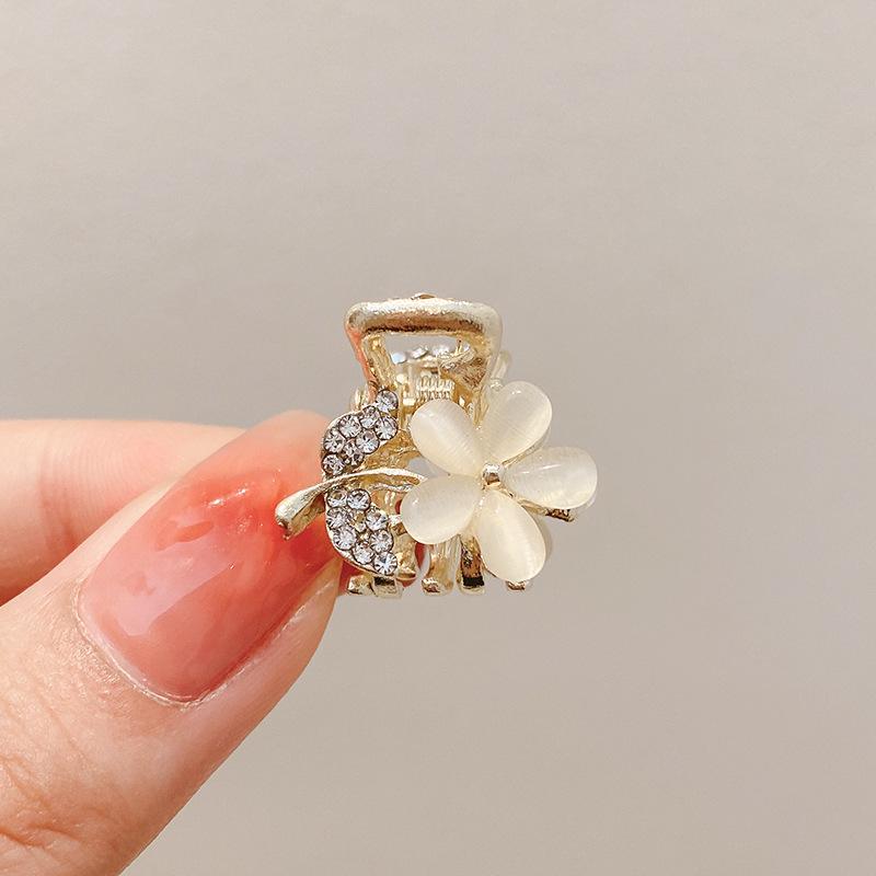 Women's Half-Tied Pearl Hairpin - 2024 New Side Clip for Back of Head