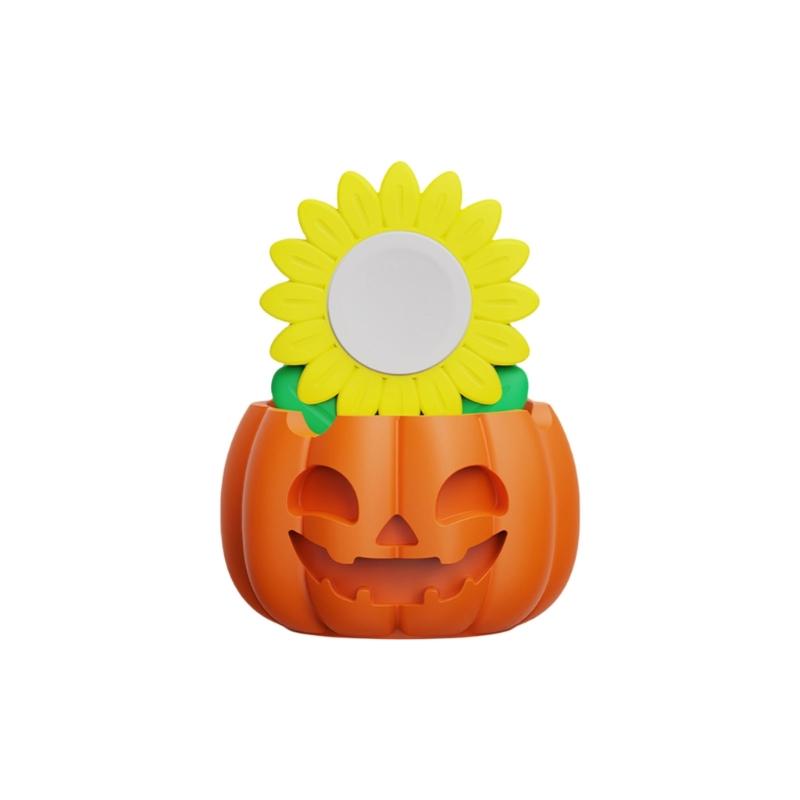 

Cute Pumpkin Charging Stand for Watch Series Ultra 2/Ultra/10/9/8/10/7/6/5/4/3/2/1 49mm-38mm for Charging Dock Silicone