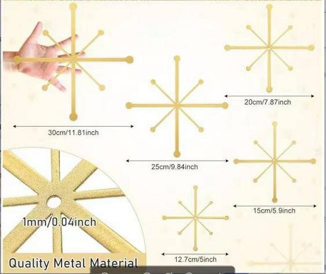 Medieval Modern Retro Star Metal Wall Art Decor