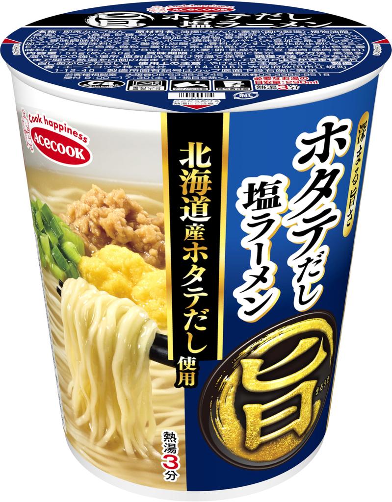 Acecook Maruuma Scallop Broth Salt Ramen 56g x 12 pieces