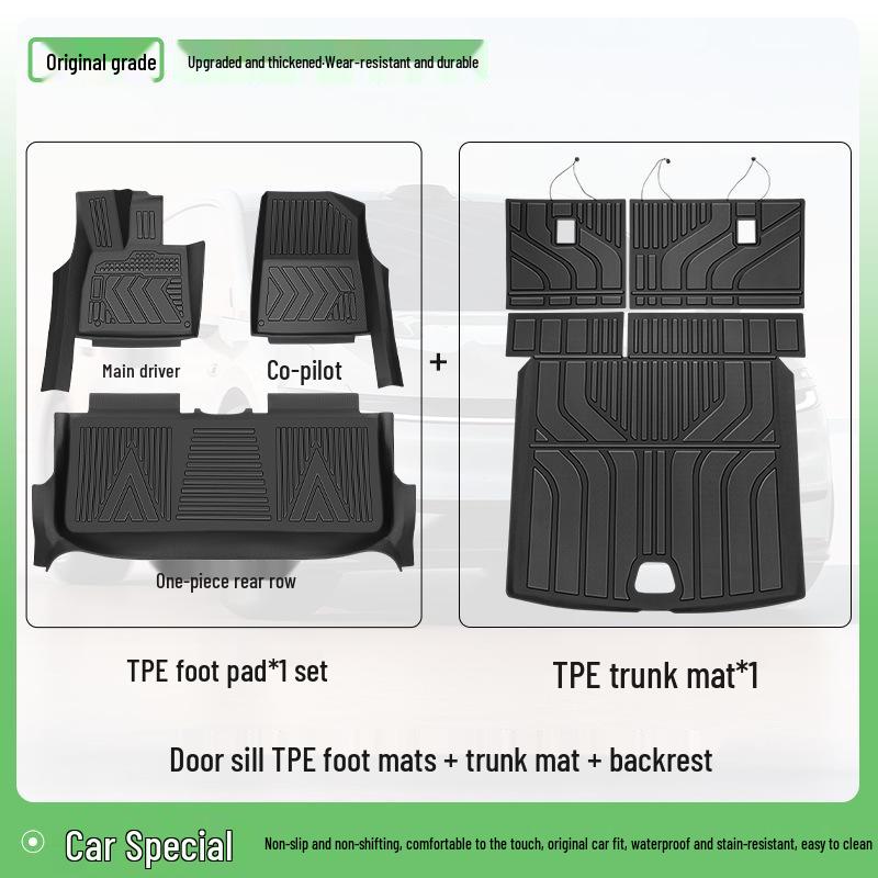 Zeekr X 2026 Full Coverage TPE Car Floor Mats - Custom Fit Carpet Accessories