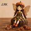 Elf Fairy Sewing Project Patchwork DIY Kit, Flower Fairies Make 4 Seasonal Craft Dolls, Beginner-Friendly for Home Decor Handmade Gift Idea