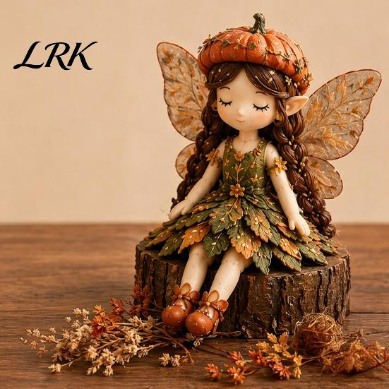 Elf Fairy Sewing Project Patchwork DIY Kit, Flower Fairies Make 4 Seasonal Craft Dolls, Beginner-Friendly for Home Decor Handmade Gift Idea