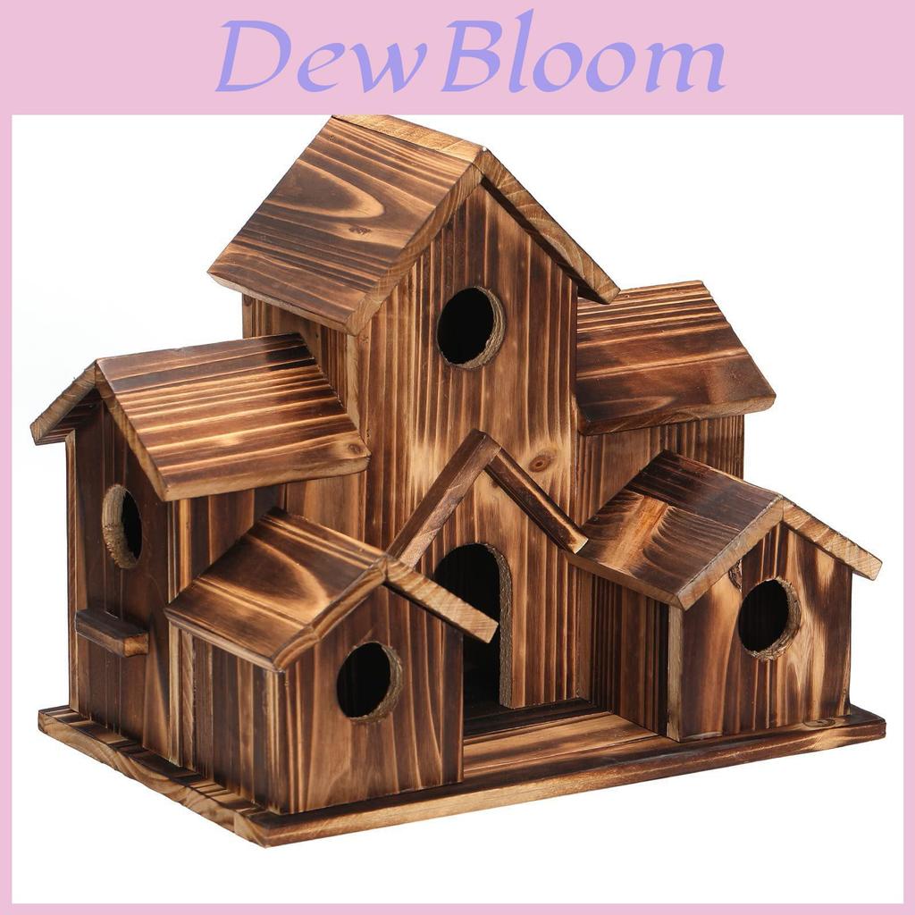 Casetta per Uccelli in Legno Decorazione da Appendere per Giardino e Casa Uso Esterno