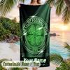 Beach Towel Celtic FC Print Custom Name Text Soft Towel for Swimming Pool