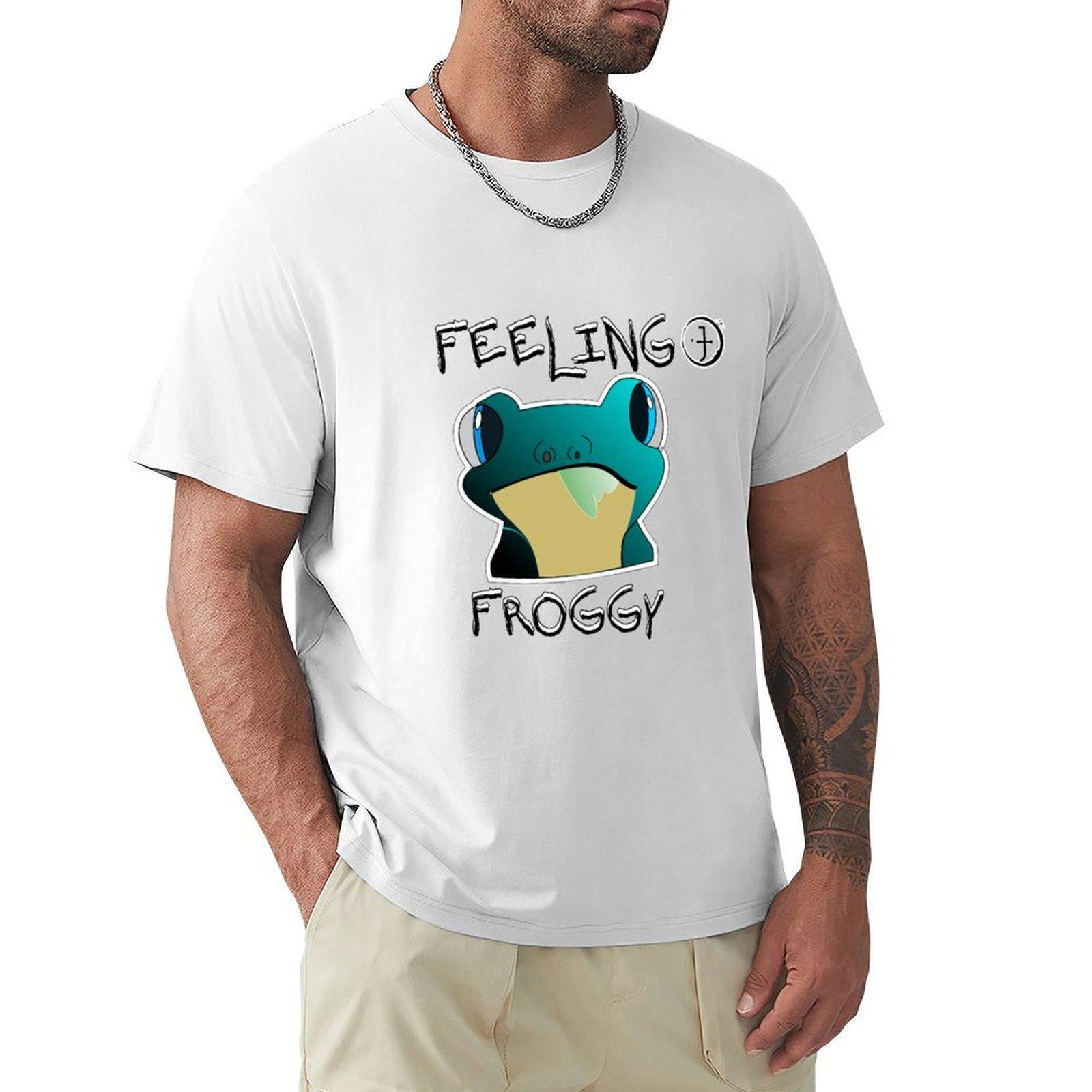Feeling Froggy Tshirt Festive Simple Tshirt S
