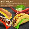 3pcs Colorful Taco Holders - Suitable for Soft or Hard Shells - Ideal for Restaurant and Home Use