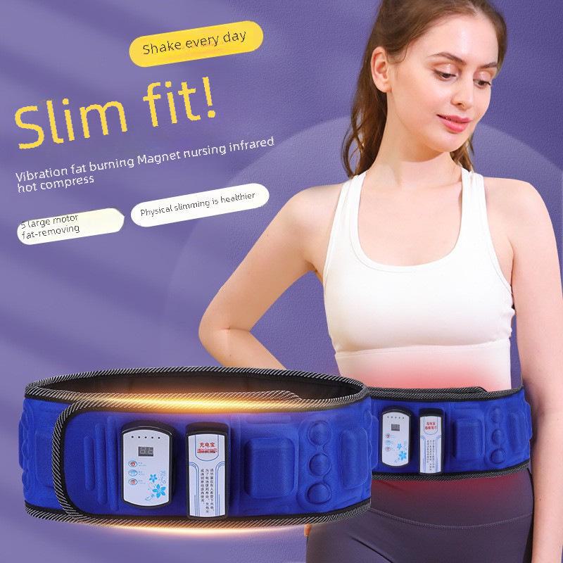 

«Двойной тонкий X5 интеллектуальный вибрационный нагревательный массажный пояс для живота» Plug-in manual with light