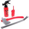 1 set Fireman Cosplay Prop Simulation Fire Extinguisher Realistic Costume Accessory Party Supplies Kids Role Play Firefighter
