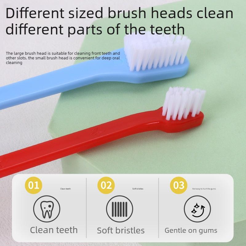 1/5pcs 22cm Handle Tooth Brush For Pet Dog Cat Plastic Healthy Toothbrush Mouth Cleaning Pet Cat Dog Accessrioes Finger Brushes