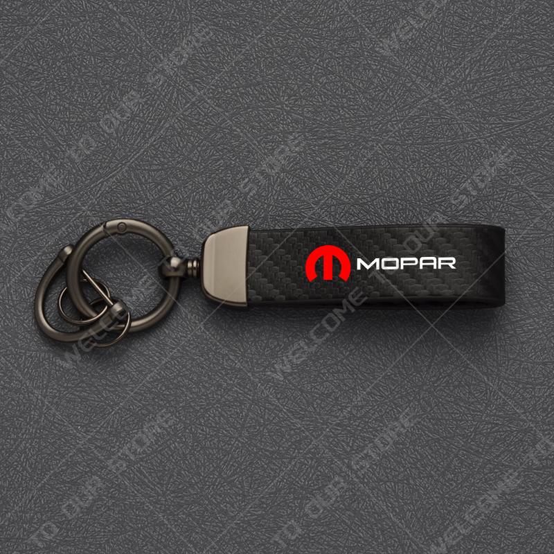 1 sztuka Dla Logo Mopar Ram Charger Chrysler Cherokee Journey Brelok w Stylu Włókna Węglowego Brelok do Kluczy Samochodowych Breloczek ze Stopu Cynku Dekoracja